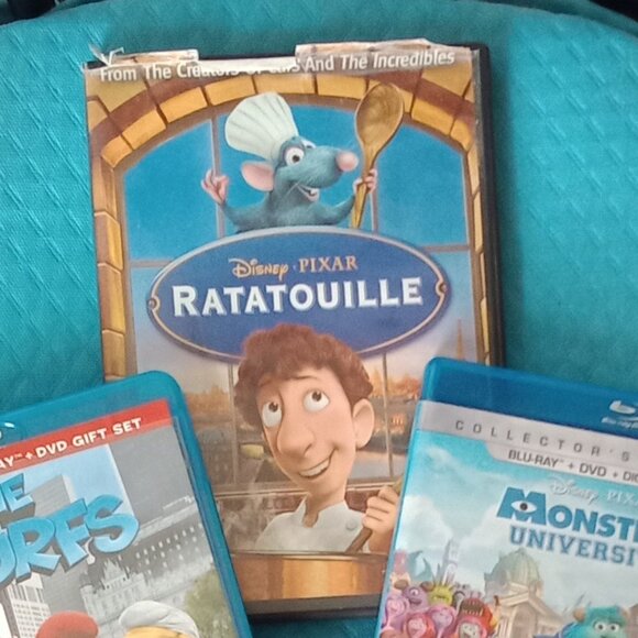 Smurfs, Monsters, Ratatouille DVDs - Picture 3 of 8